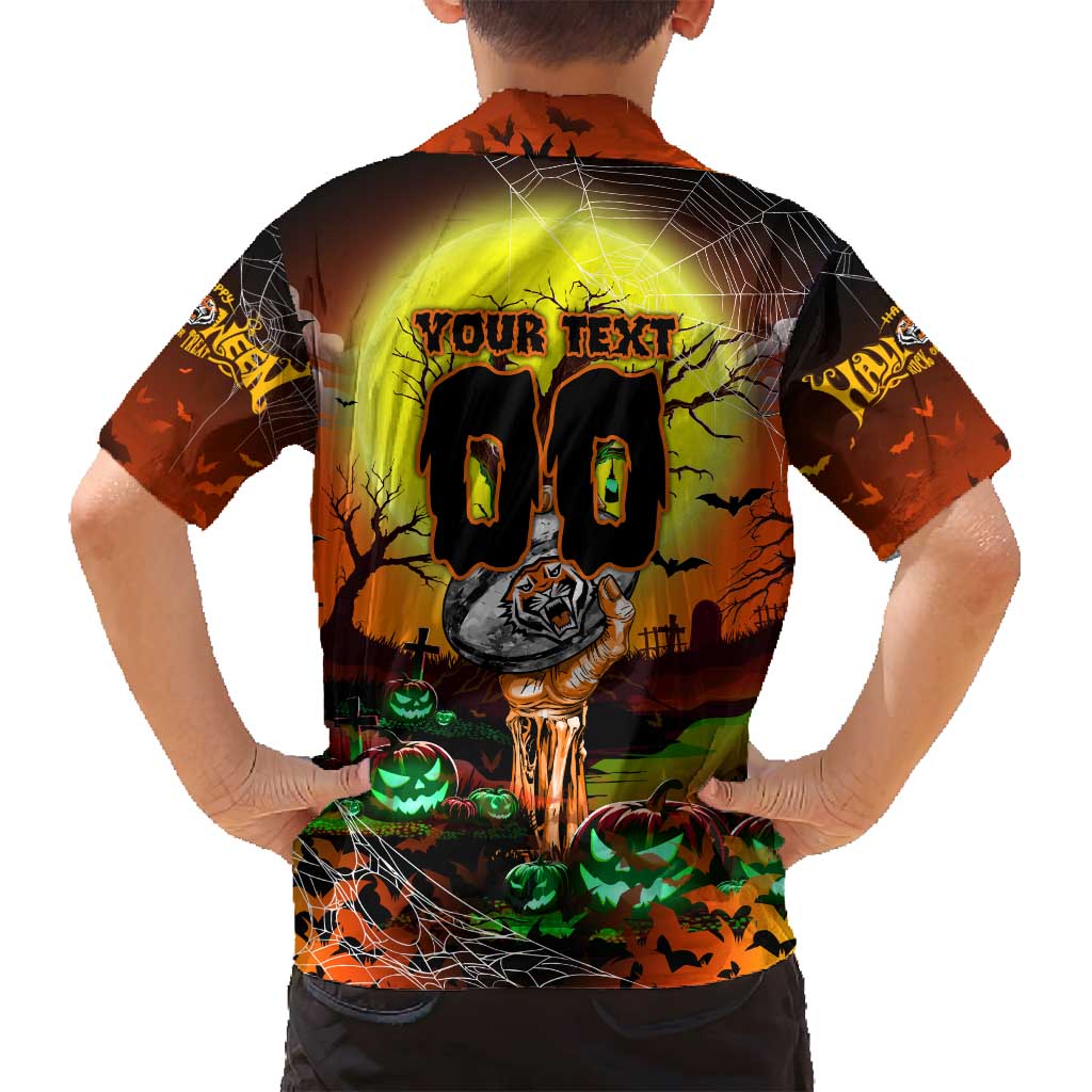 We Are Tigers Halloween Family Matching Puletasi and Hawaiian Shirt Pumpkin Scary Spooky Season - Aussie Hoodie