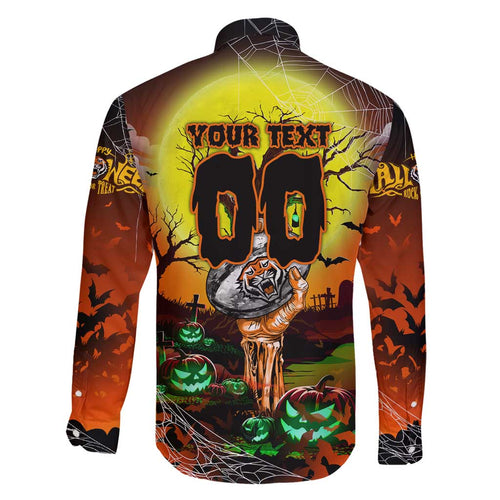 We Are Tigers Halloween Family Matching Puletasi and Hawaiian Shirt Pumpkin Scary Spooky Season - Aussie Hoodie