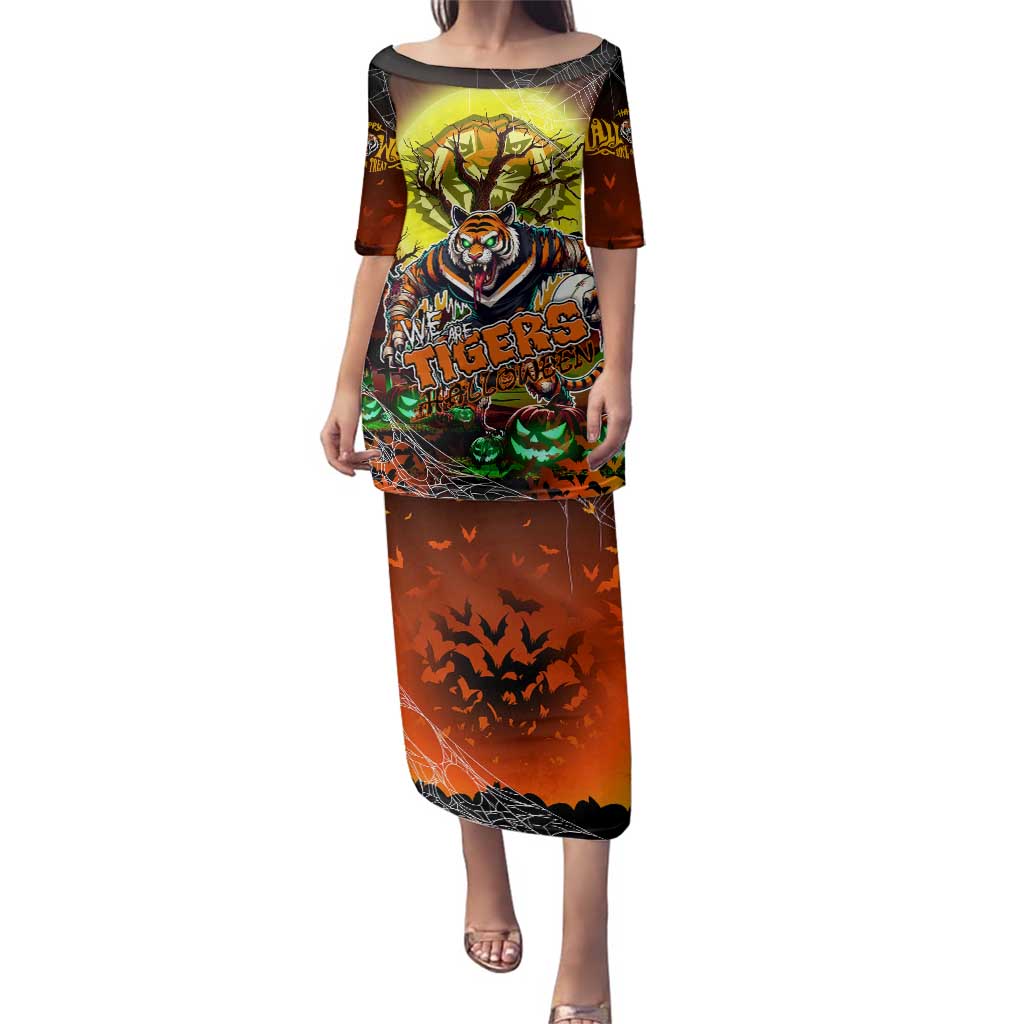 We Are Tigers Halloween Family Matching Puletasi and Hawaiian Shirt Pumpkin Scary Spooky Season - Aussie Hoodie