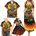 We Are Tigers Halloween Family Matching Summer Maxi Dress and Hawaiian Shirt Pumpkin Scary Spooky Season - Aussie Hoodie