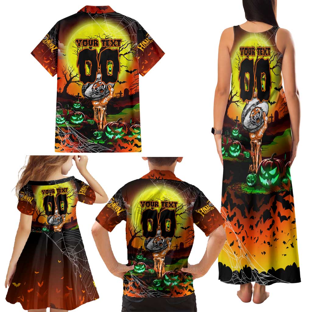 We Are Tigers Halloween Family Matching Tank Maxi Dress and Hawaiian Shirt Pumpkin Scary Spooky Season - Aussie Hoodie