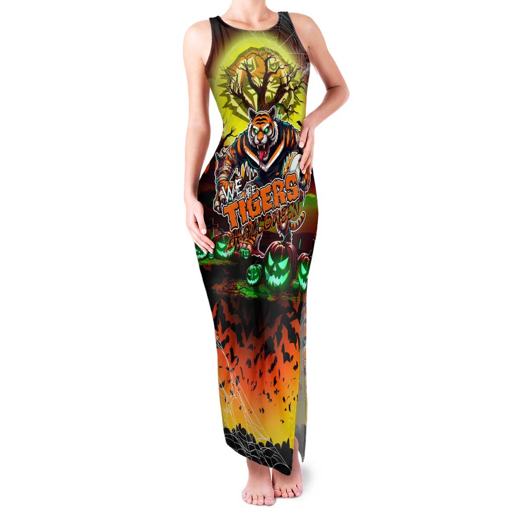 We Are Tigers Halloween Family Matching Tank Maxi Dress and Hawaiian Shirt Pumpkin Scary Spooky Season - Aussie Hoodie