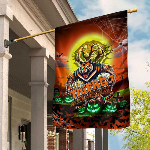 We Are Tigers Halloween Garden Flag Pumpkin Scary Spooky Season - Aussie Hoodie