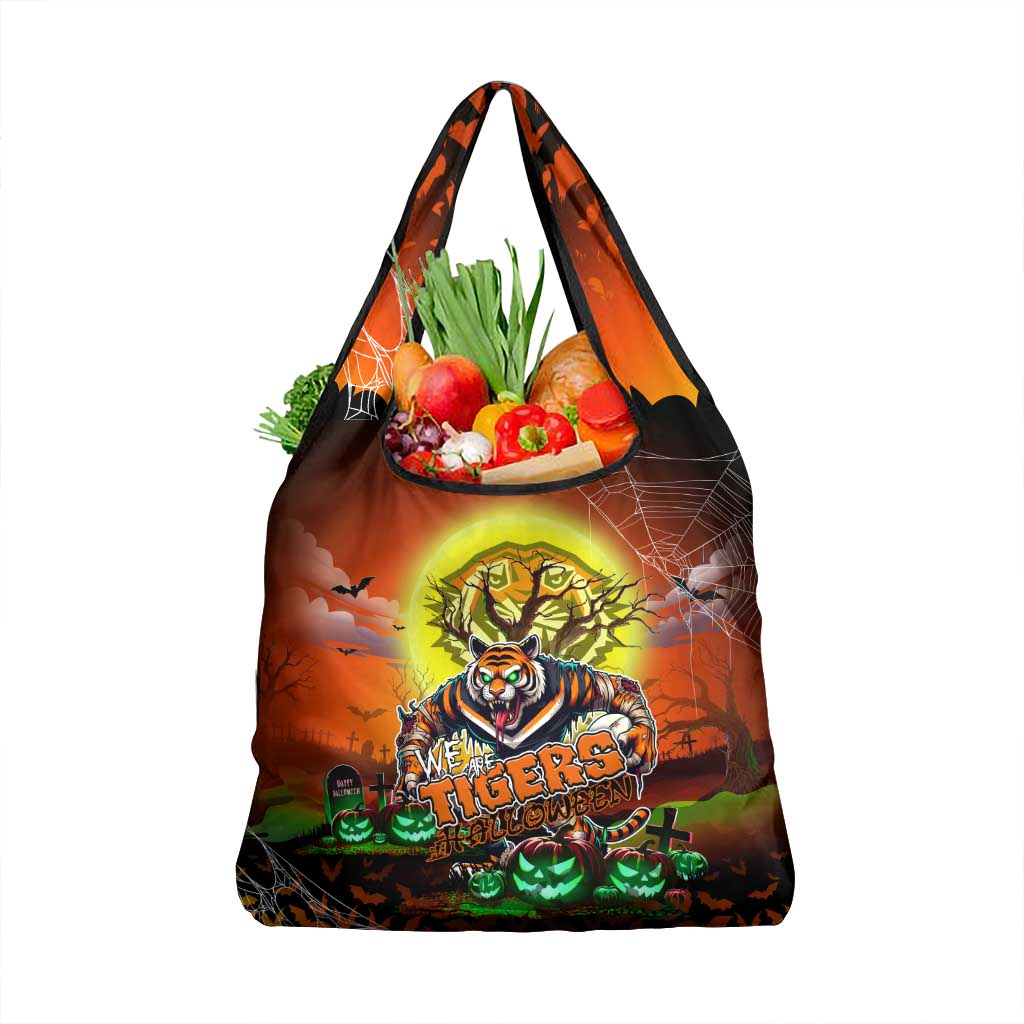 We Are Tigers Halloween Grocery Bag Pumpkin Scary Spooky Season - Aussie Hoodie