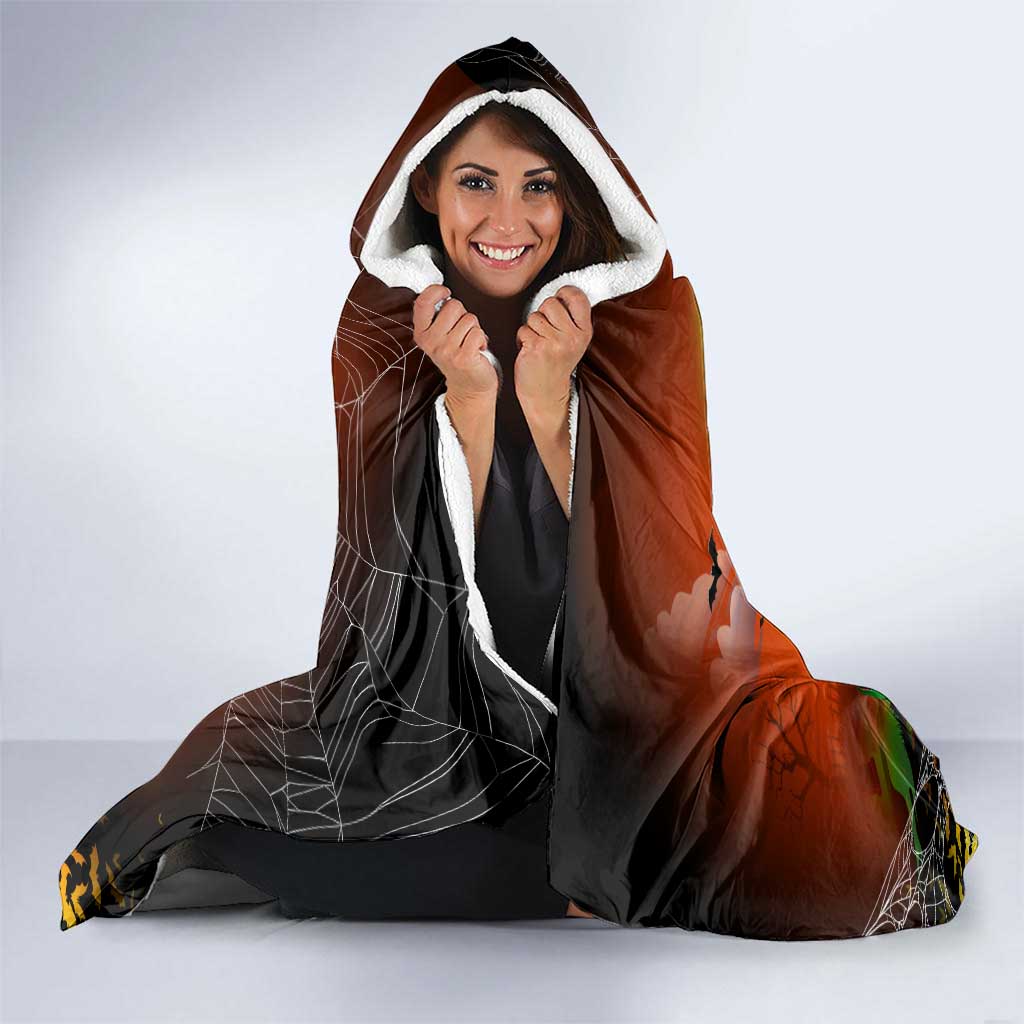 We Are Tigers Halloween Hooded Blanket Pumpkin Scary Spooky Season - Aussie Hoodie