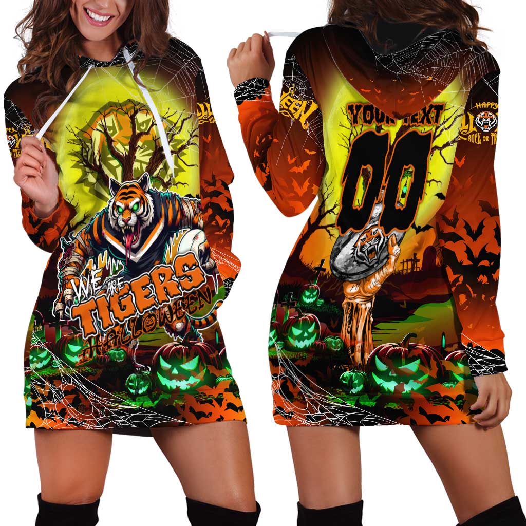 We Are Tigers Halloween Hoodie Dress Pumpkin Scary Spooky Season - Aussie Hoodie