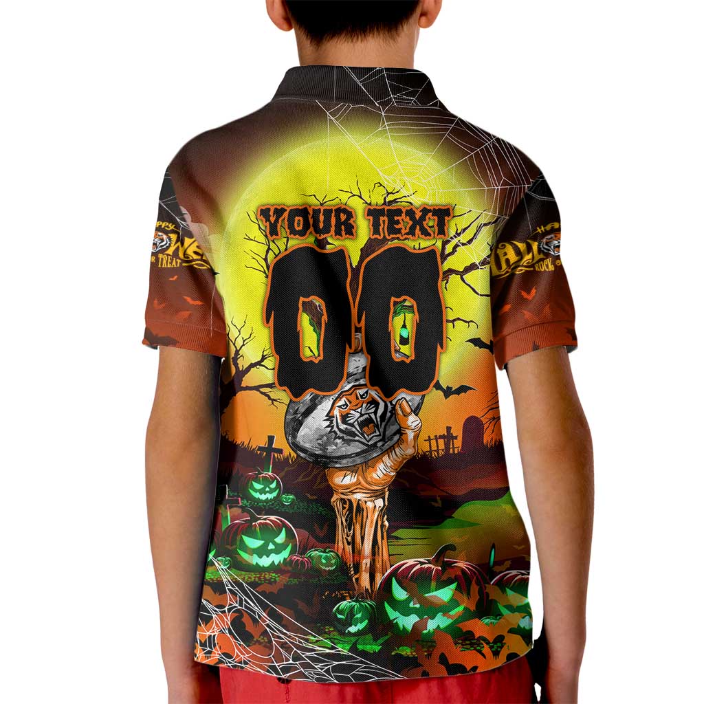 We Are Tigers Halloween Kid Polo Shirt Pumpkin Scary Spooky Season - Aussie Hoodie