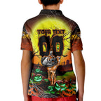We Are Tigers Halloween Kid Polo Shirt Pumpkin Scary Spooky Season - Aussie Hoodie