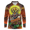 We Are Tigers Halloween Long Sleeve Polo Shirt Pumpkin Scary Spooky Season - Aussie Hoodie