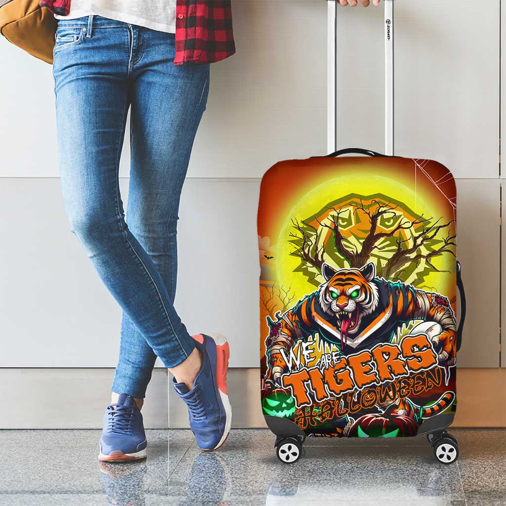 We Are Tigers Halloween Luggage Cover Pumpkin Scary Spooky Season - Aussie Hoodie