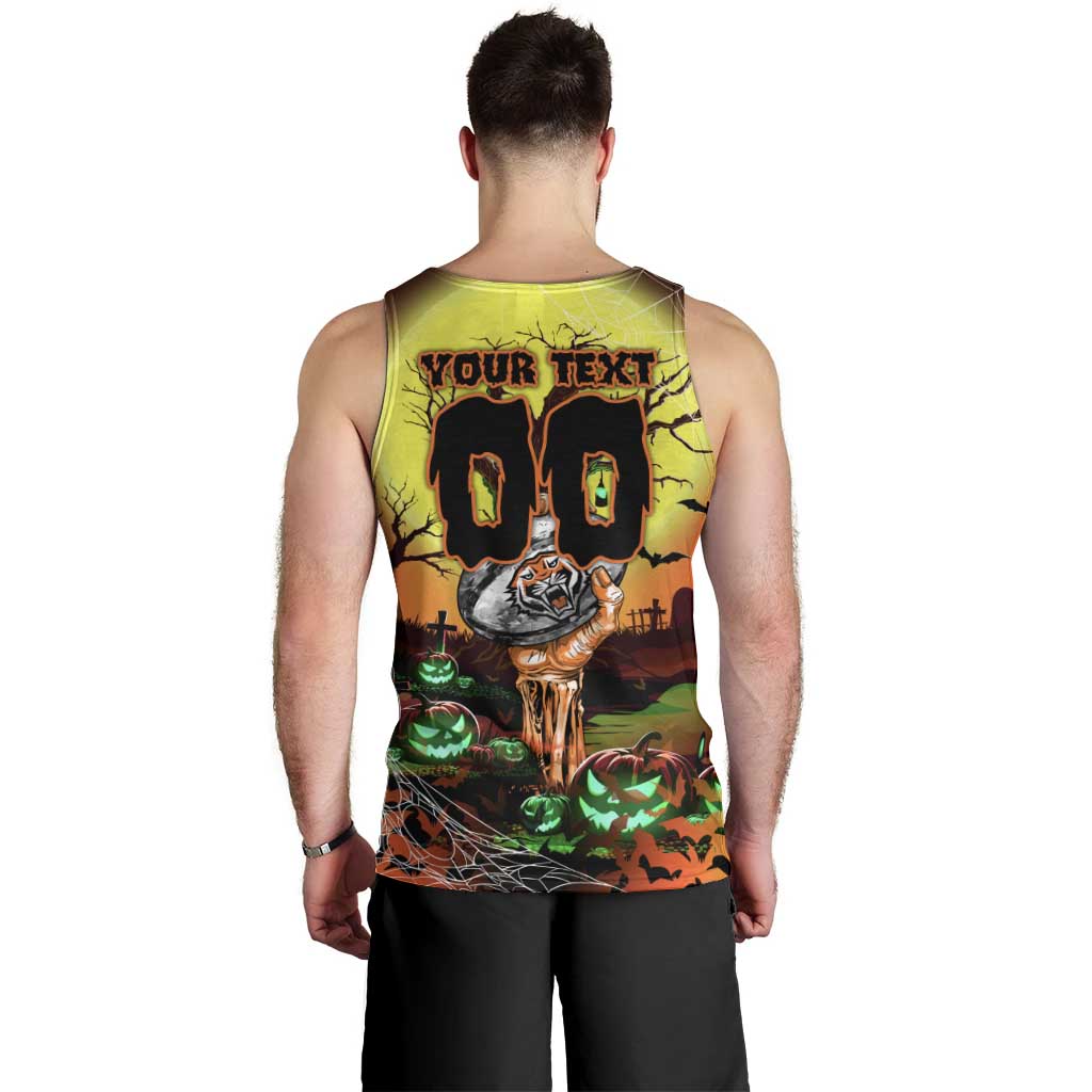 We Are Tigers Halloween Men Tank Top Pumpkin Scary Spooky Season - Aussie Hoodie