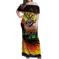 We Are Tigers Halloween Off Shoulder Maxi Dress Pumpkin Scary Spooky Season - Aussie Hoodie