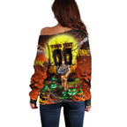 We Are Tigers Halloween Off Shoulder Sweater Pumpkin Scary Spooky Season - Aussie Hoodie