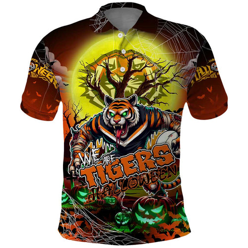 We Are Tigers Halloween Polo Shirt Pumpkin Scary Spooky Season - Aussie Hoodie
