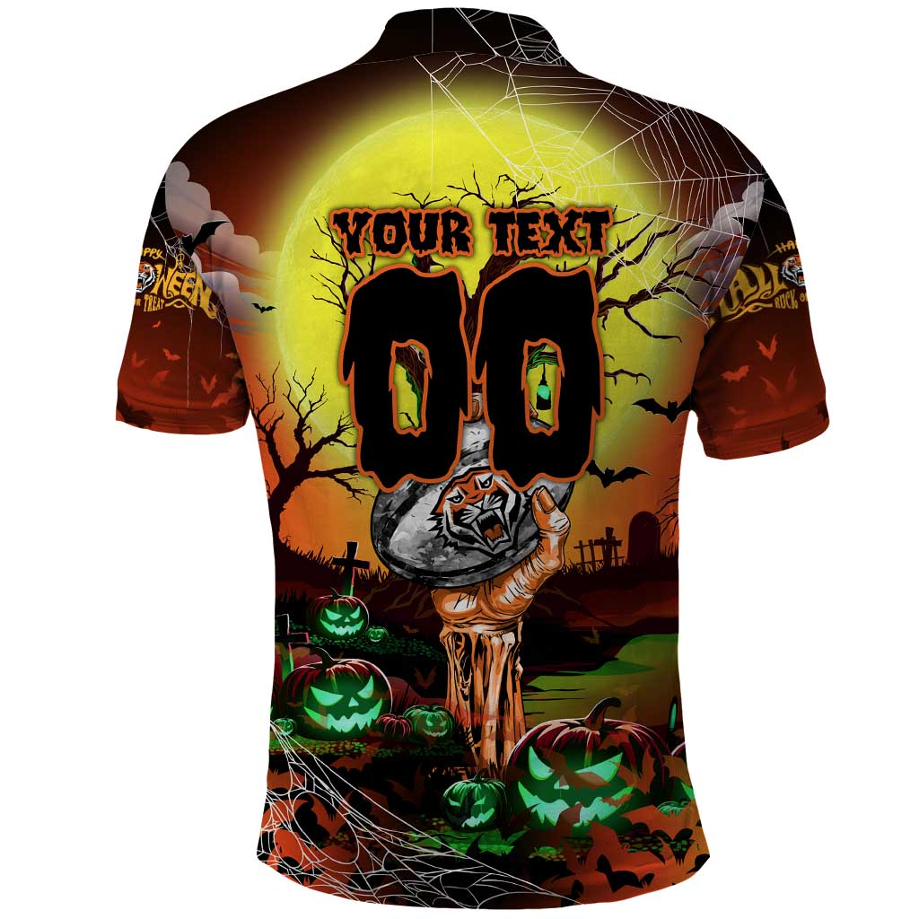 We Are Tigers Halloween Polo Shirt Pumpkin Scary Spooky Season - Aussie Hoodie