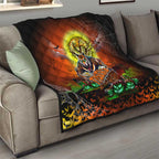We Are Tigers Halloween Quilt Pumpkin Scary Spooky Season - Aussie Hoodie