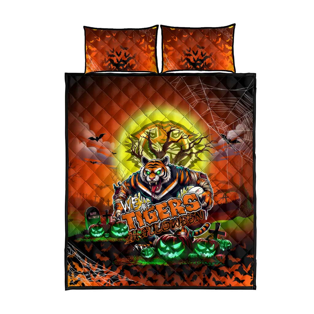 We Are Tigers Halloween Quilt Bed Set Pumpkin Scary Spooky Season - Aussie Hoodie