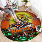 We Are Tigers Halloween Round Carpet Pumpkin Scary Spooky Season - Aussie Hoodie