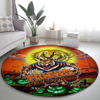 We Are Tigers Halloween Round Carpet Pumpkin Scary Spooky Season - Aussie Hoodie