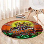 We Are Tigers Halloween Round Carpet Pumpkin Scary Spooky Season - Aussie Hoodie