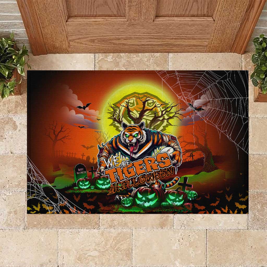 We Are Tigers Halloween Rubber Doormat Pumpkin Scary Spooky Season - Aussie Hoodie