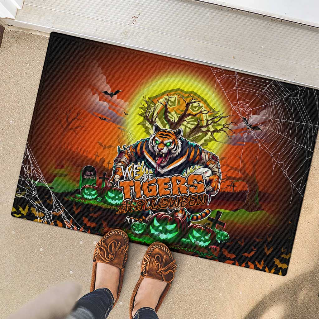 We Are Tigers Halloween Rubber Doormat Pumpkin Scary Spooky Season - Aussie Hoodie