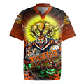 We Are Tigers Halloween Rugby Jersey Pumpkin Scary Spooky Season - Aussie Hoodie