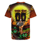 We Are Tigers Halloween Rugby Jersey Pumpkin Scary Spooky Season - Aussie Hoodie