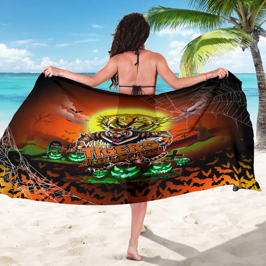 We Are Tigers Halloween Sarong Pumpkin Scary Spooky Season - Aussie Hoodie