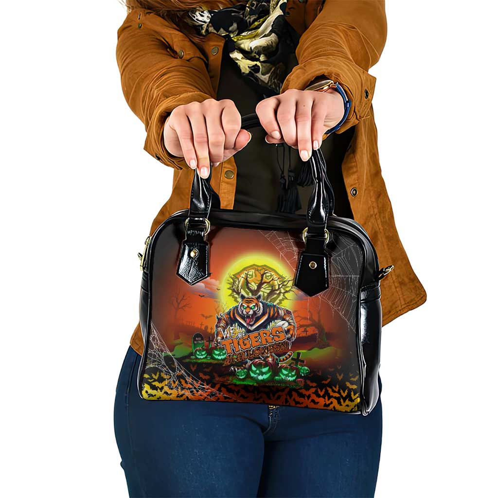 We Are Tigers Halloween Shoulder Handbag Pumpkin Scary Spooky Season - Aussie Hoodie