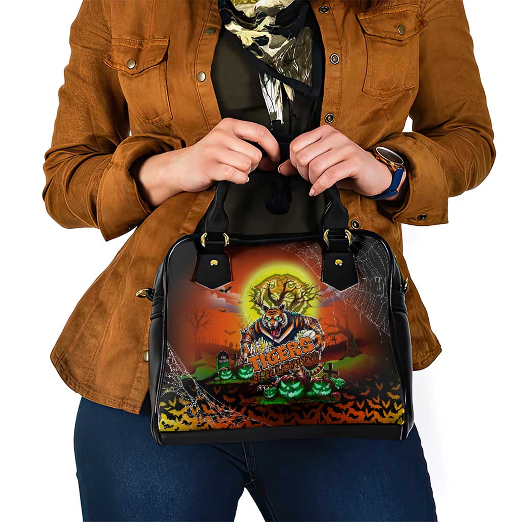 We Are Tigers Halloween Shoulder Handbag Pumpkin Scary Spooky Season - Aussie Hoodie