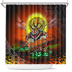 We Are Tigers Halloween Shower Curtain Pumpkin Scary Spooky Season - Aussie Hoodie