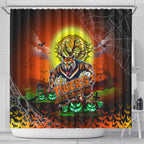 We Are Tigers Halloween Shower Curtain Pumpkin Scary Spooky Season - Aussie Hoodie