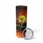 We Are Tigers Halloween Skinny Tumbler Pumpkin Scary Spooky Season - Aussie Hoodie