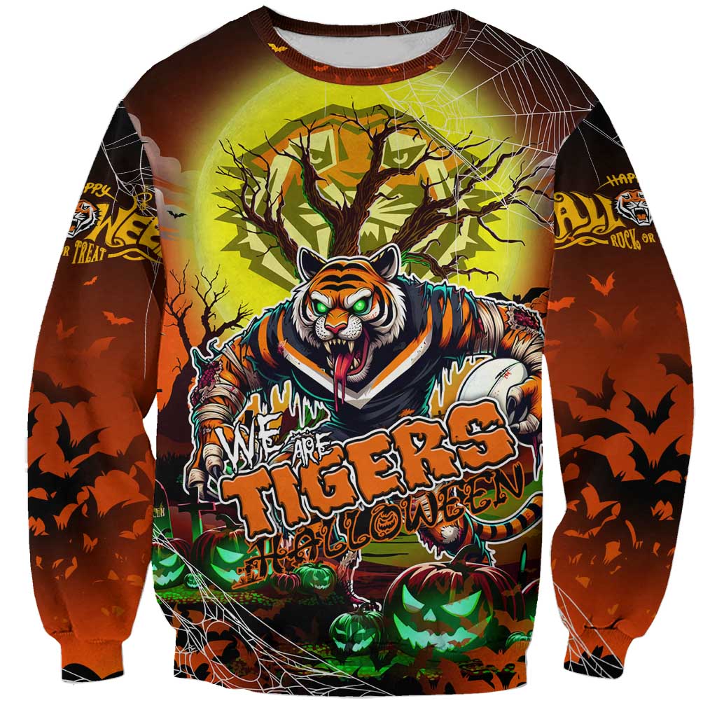 We Are Tigers Halloween Sweatshirt Pumpkin Scary Spooky Season - Aussie Hoodie