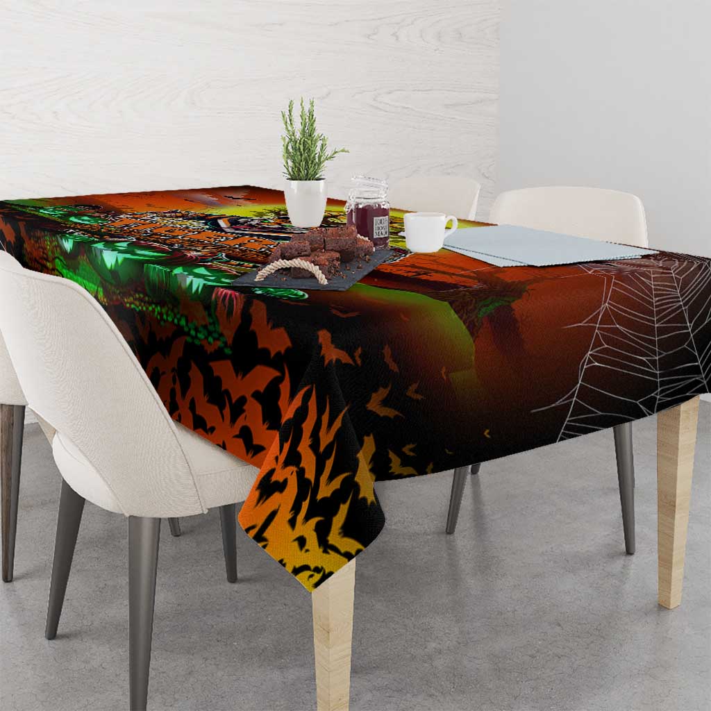 We Are Tigers Halloween Tablecloth Pumpkin Scary Spooky Season - Aussie Hoodie