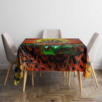 We Are Tigers Halloween Tablecloth Pumpkin Scary Spooky Season - Aussie Hoodie