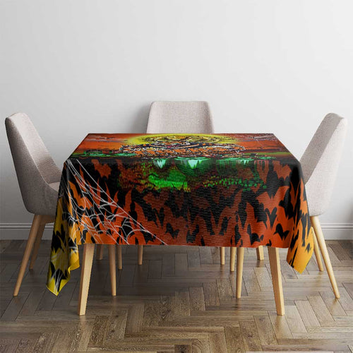 We Are Tigers Halloween Tablecloth Pumpkin Scary Spooky Season - Aussie Hoodie