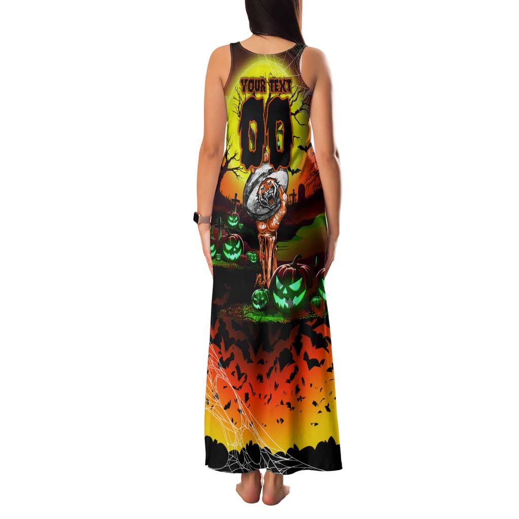We Are Tigers Halloween Tank Maxi Dress Pumpkin Scary Spooky Season - Aussie Hoodie