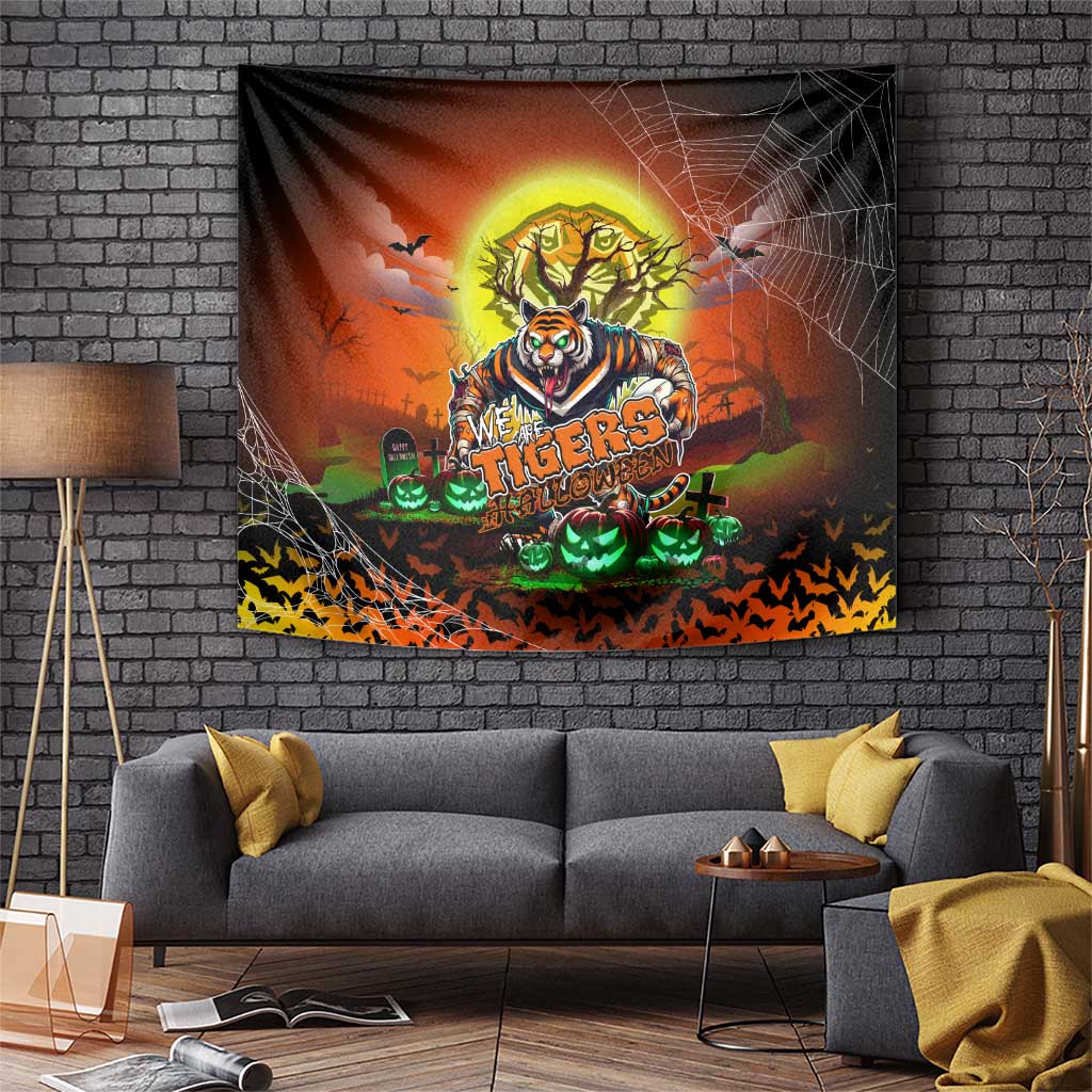 We Are Tigers Halloween Tapestry Pumpkin Scary Spooky Season - Aussie Hoodie