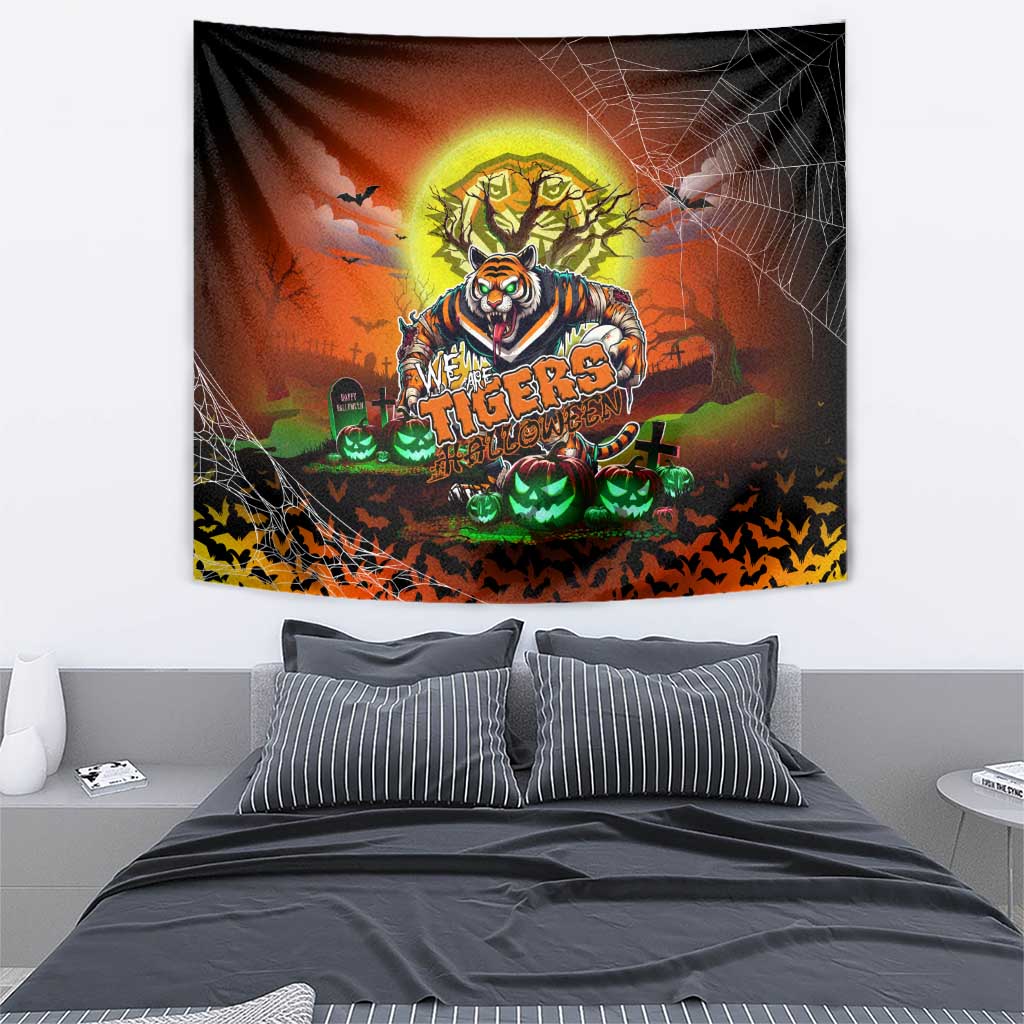 We Are Tigers Halloween Tapestry Pumpkin Scary Spooky Season - Aussie Hoodie