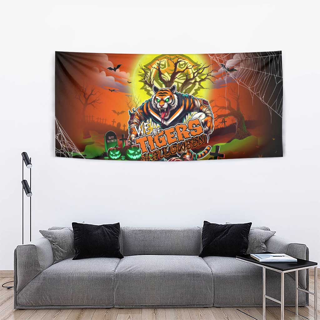 We Are Tigers Halloween Tapestry Pumpkin Scary Spooky Season - Aussie Hoodie