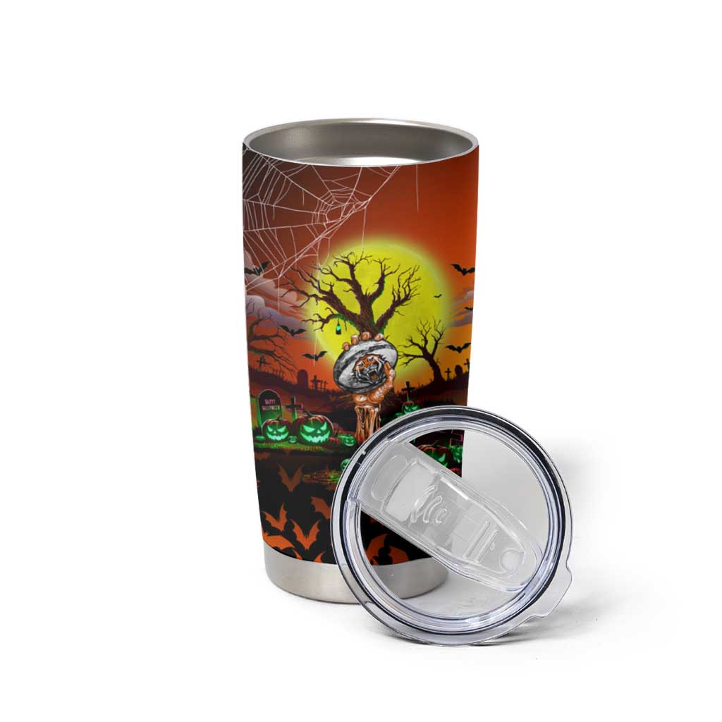 We Are Tigers Halloween Tumbler Cup Pumpkin Scary Spooky Season - Aussie Hoodie