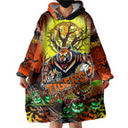 We Are Tigers Halloween Wearable Blanket Hoodie Pumpkin Scary Spooky Season - Aussie Hoodie