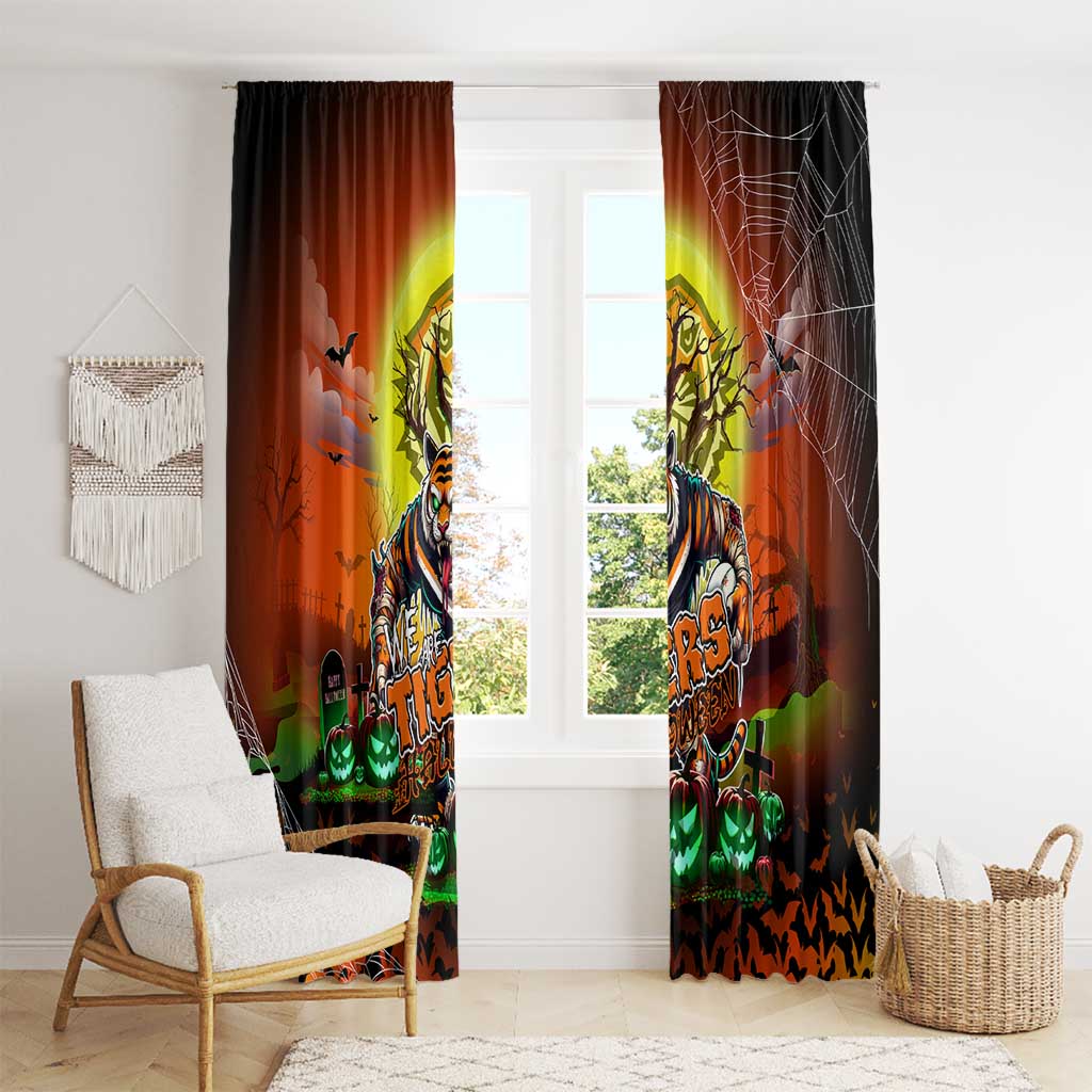 We Are Tigers Halloween Window Curtain Pumpkin Scary Spooky Season - Aussie Hoodie