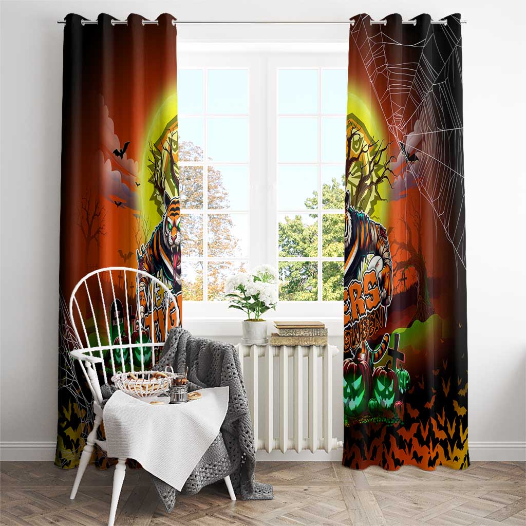 We Are Tigers Halloween Window Curtain Pumpkin Scary Spooky Season - Aussie Hoodie