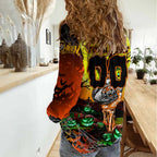 We Are Tigers Halloween Women Casual Shirt Pumpkin Scary Spooky Season - Aussie Hoodie