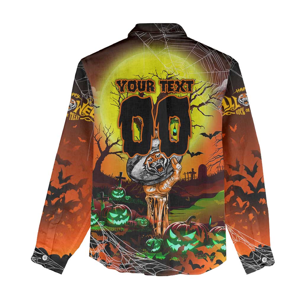 We Are Tigers Halloween Women Casual Shirt Pumpkin Scary Spooky Season - Aussie Hoodie