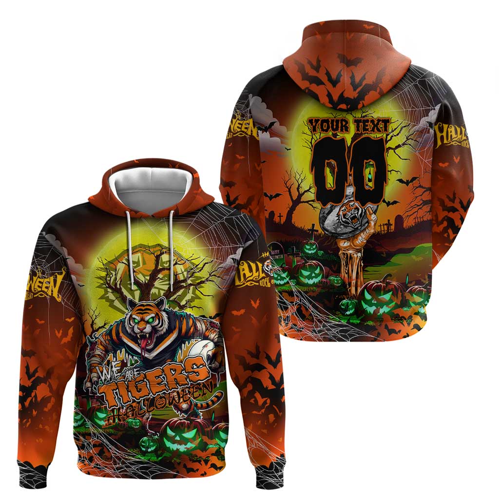 We Are Tigers Halloween Zip Hoodie Pumpkin Scary Spooky Season - Aussie Hoodie