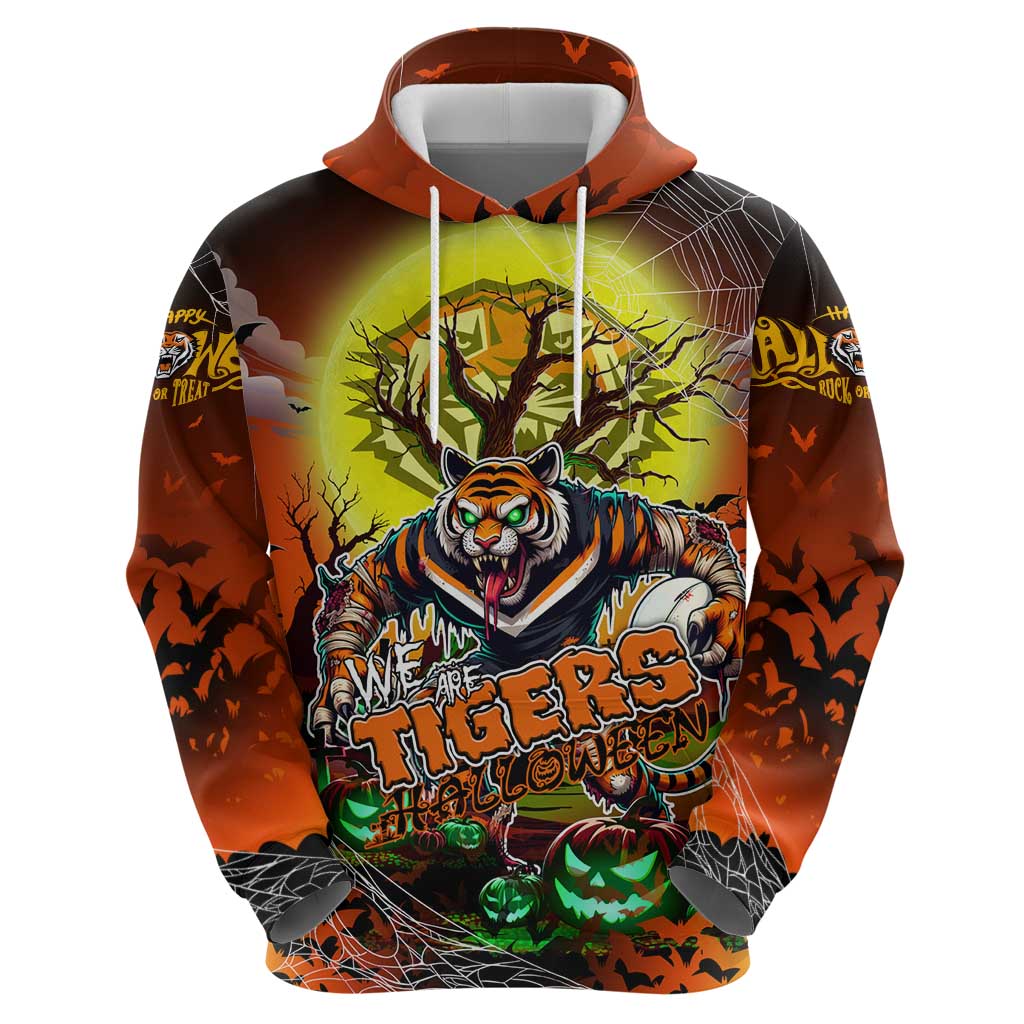 We Are Tigers Halloween Zip Hoodie Pumpkin Scary Spooky Season - Aussie Hoodie